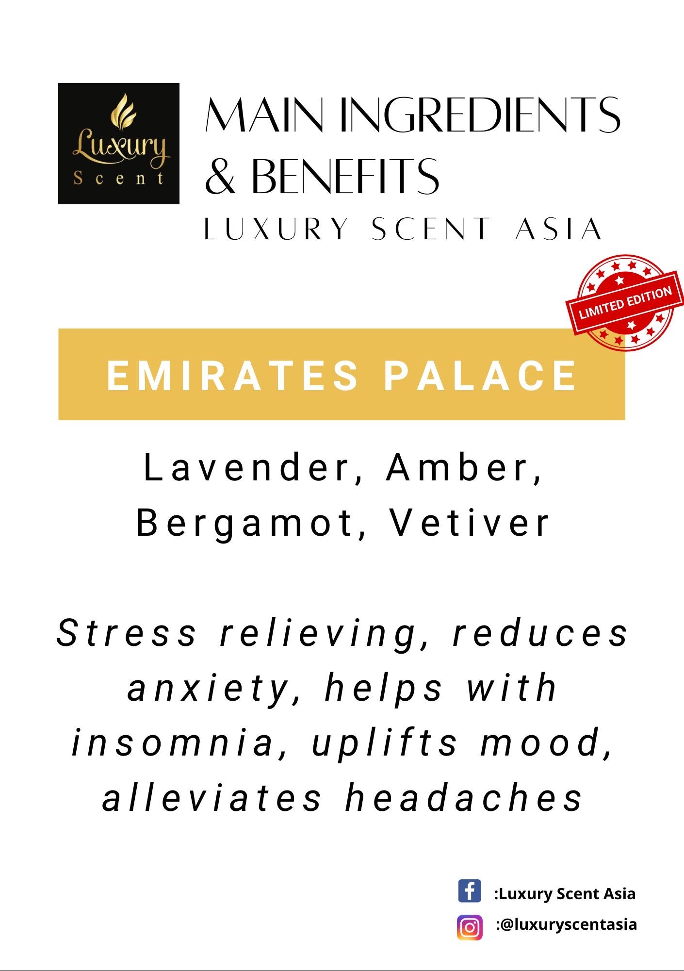 Emirates Palace-Inspired (LAST RESTOCK)