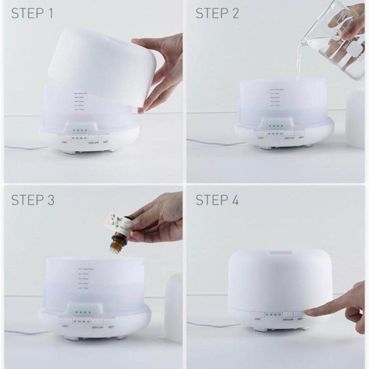 500ml Muji White Style Ultrasonic Diffuser